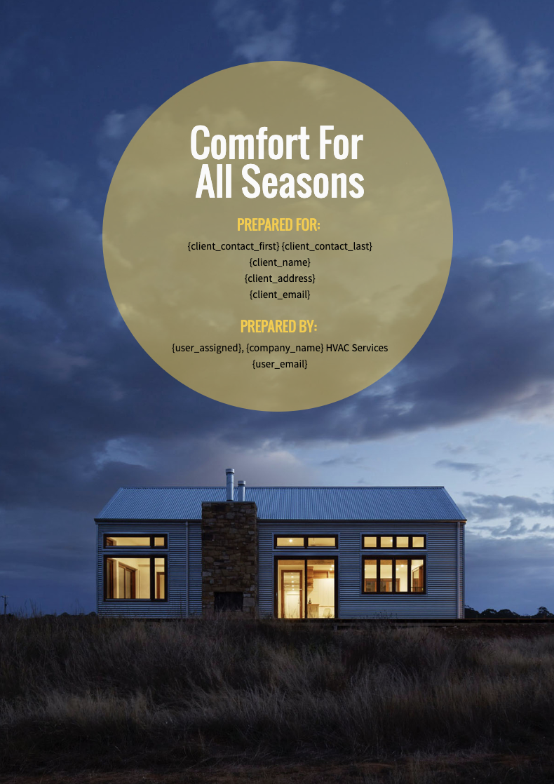 HVAC Proposal Template